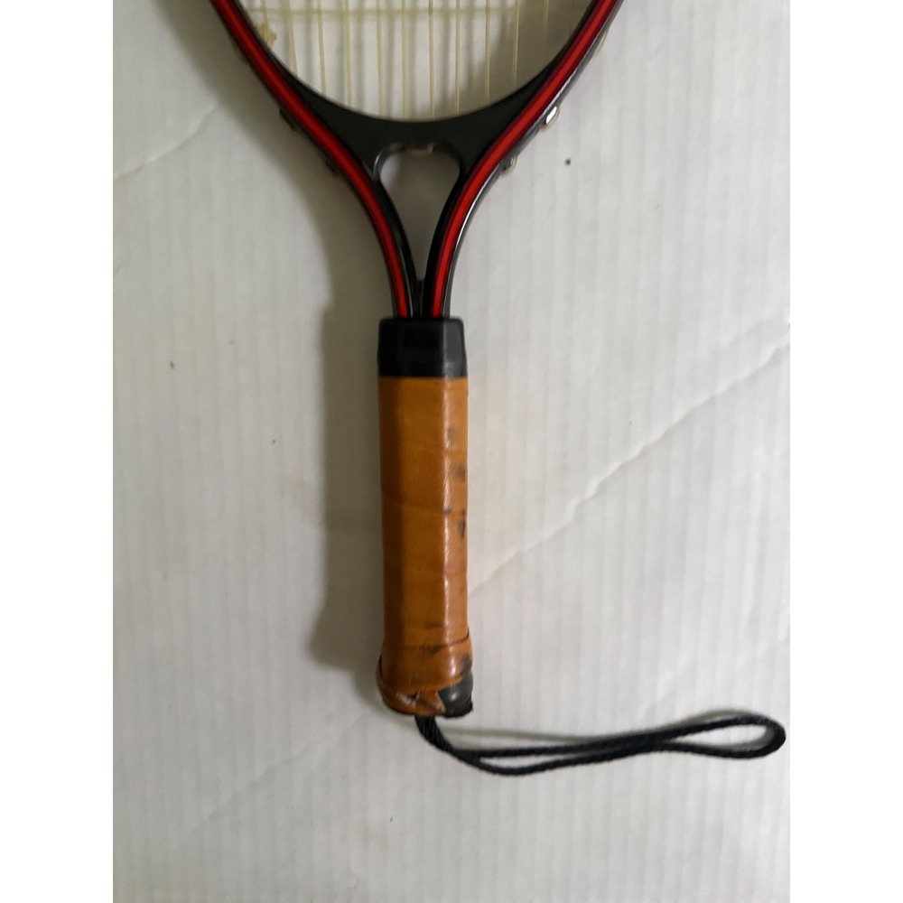 Vintage Racquetball Racket Paddle Red Trim Wood Handle Grip Sport Equipment - Picture 7 of 7